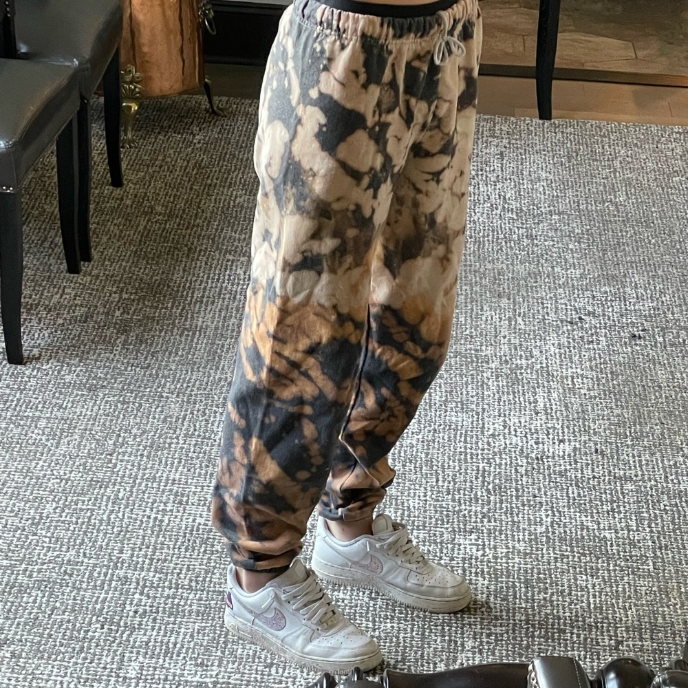 Urban outfitters bleach died sweatpants